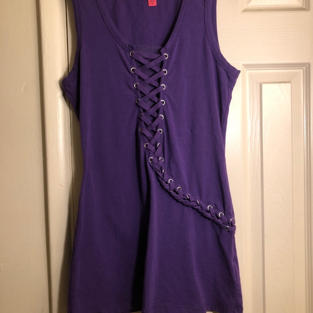 Betsey Johnson purple top